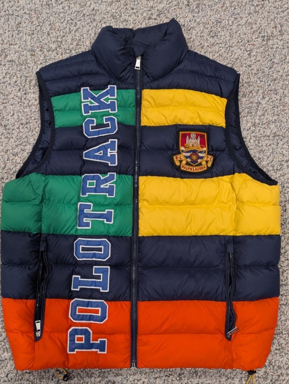 Polo by Ralph Lauren Colorblock Puffer Vest Large 60 Or Best Offer